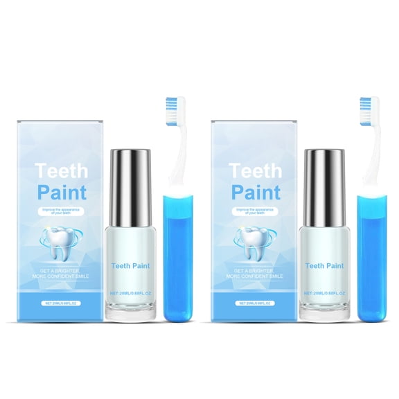 shyuyusa Teeth Paint for a Whiter Smile, Instantly Brightens, Boosts Confidence