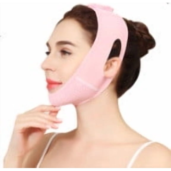 shyuyusa V-shaped Face Mask For Double Chin Reusable Face Wrap For A Firmer Look V-shaped Chin Strap Adjustable Lifting Mask For Women And Men