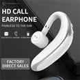 thumbnail image 1 of shyuyusa Wireless Bluetooth Headset 5.0 In Ear Wireless Car Driving Headset 72 Hours Talking Time Built-in Microphone for iOS Android Cell Phone, V5.0 Hand-Free Headphones for Trucker,Office, 1 of 8