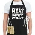 thumbnail image 1 of sidao Funny Grill Aprons for Men - May The Forks Be With You - Men’s Funny Chef Cooking Grilling BBQ Aprons with 2 Pockets - Birthday Father’s Day Christmas Gifts for Dad, Husband, Movie Fans, 1 of 6