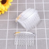 side hair comb Girl Hair Clips Comb Thread Side French 17-Tooth Fancy Hairpin Women Accessories (3.15X2.17X0.12Inch)