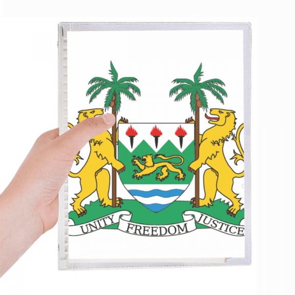 sierra le afnational emblem notebook loose diary refillable journal statiry