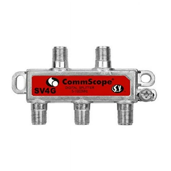 signal vision sv-4g commscope coaxial 5-1000mhz 4-way splitter