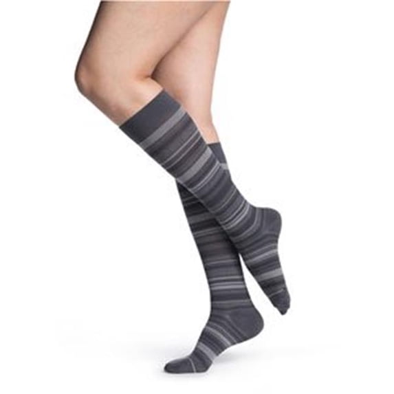 sigvaris 143 microfiber shades women's closed toe socks - 15-20 mmhg 143c-p
