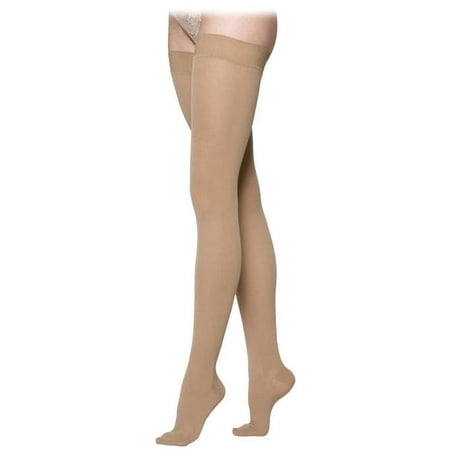 sigvaris men's cotton 230 closed toe thigh high w/ grip-top compression 20-30mmhg