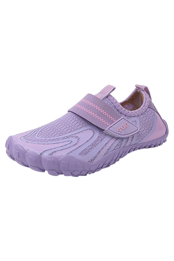 Girls Footwear Kids Shoes Lightweight Breathable Running Tennis Girls Sneakers Purple,4.5