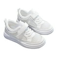 thumbnail image 1 of siilsaa Slip On Shoes for Girls Toddler Shoes Boys Girls Kids Tennis Running Walking Cute Sneakers White,2.5, 1 of 8
