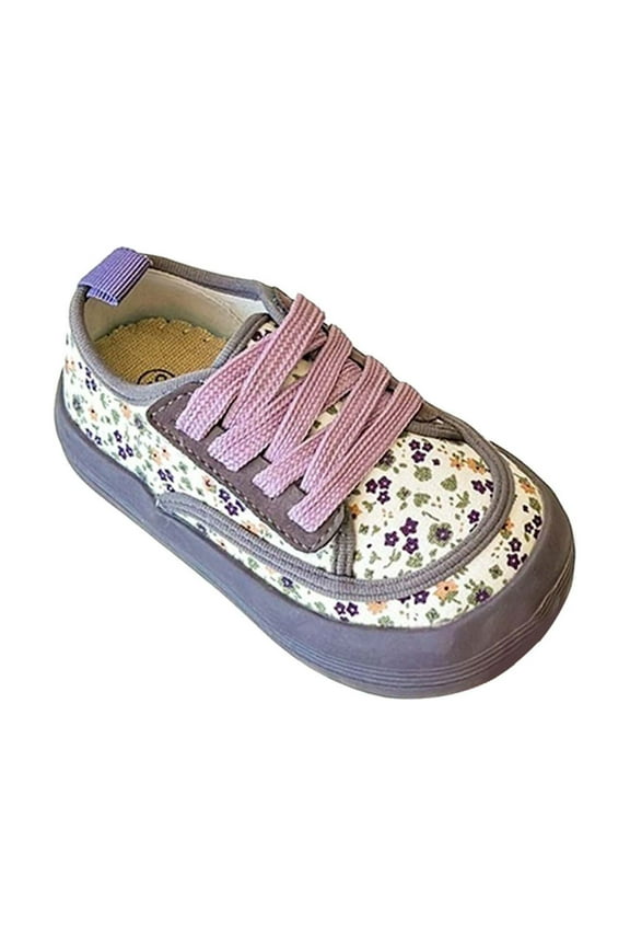 Toddler Dress Shoes Gym Shoes Girls Kids Running Sport Shoes Lightweight Breathable Sneakers Purple,24
