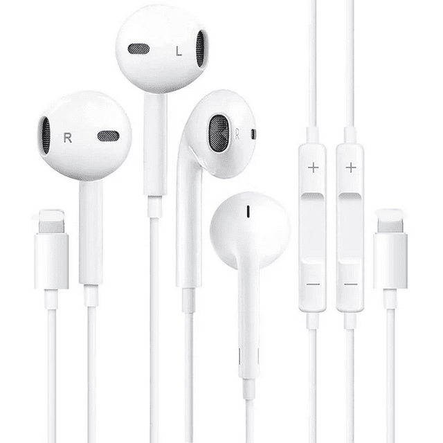 siisll 2 Pack Earbuds Compatible for Apple iPhone Headphones Wired 2