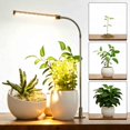 thumbnail image 1 of USTOP Grow Light for Indoor Plants Growing, 6000K Full Spectrum Gooseneck Plant Lamp for Seedings Succulents Small Plants, Auto on/off Timing & 5 Dimming, 1 of 7