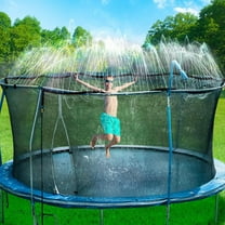siisll Outdoor Trampoline Water Sprinkler, Trampoline Accessories Sprinkler 39ft Long for Water Play, Games, and Summer Fun in Yards