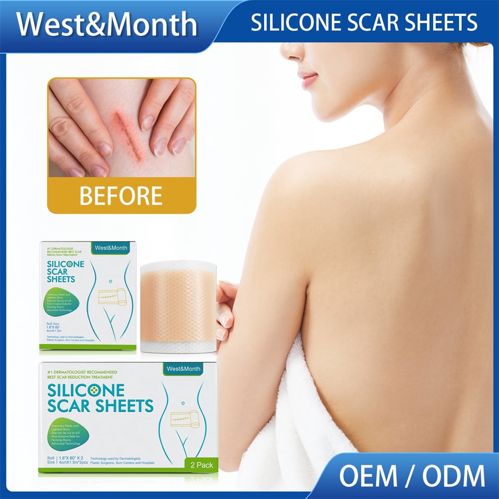 silicone Scar Sheets , Medical Silicone Scar Tape Roll, Strips, Patch