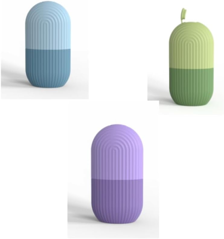 silicone-ice-cube-tray-mold-face-beauty-lifting-ice-face-tool-contouring-acne-eye-skin-educe-massager-roller-ball-care 3pcs Set