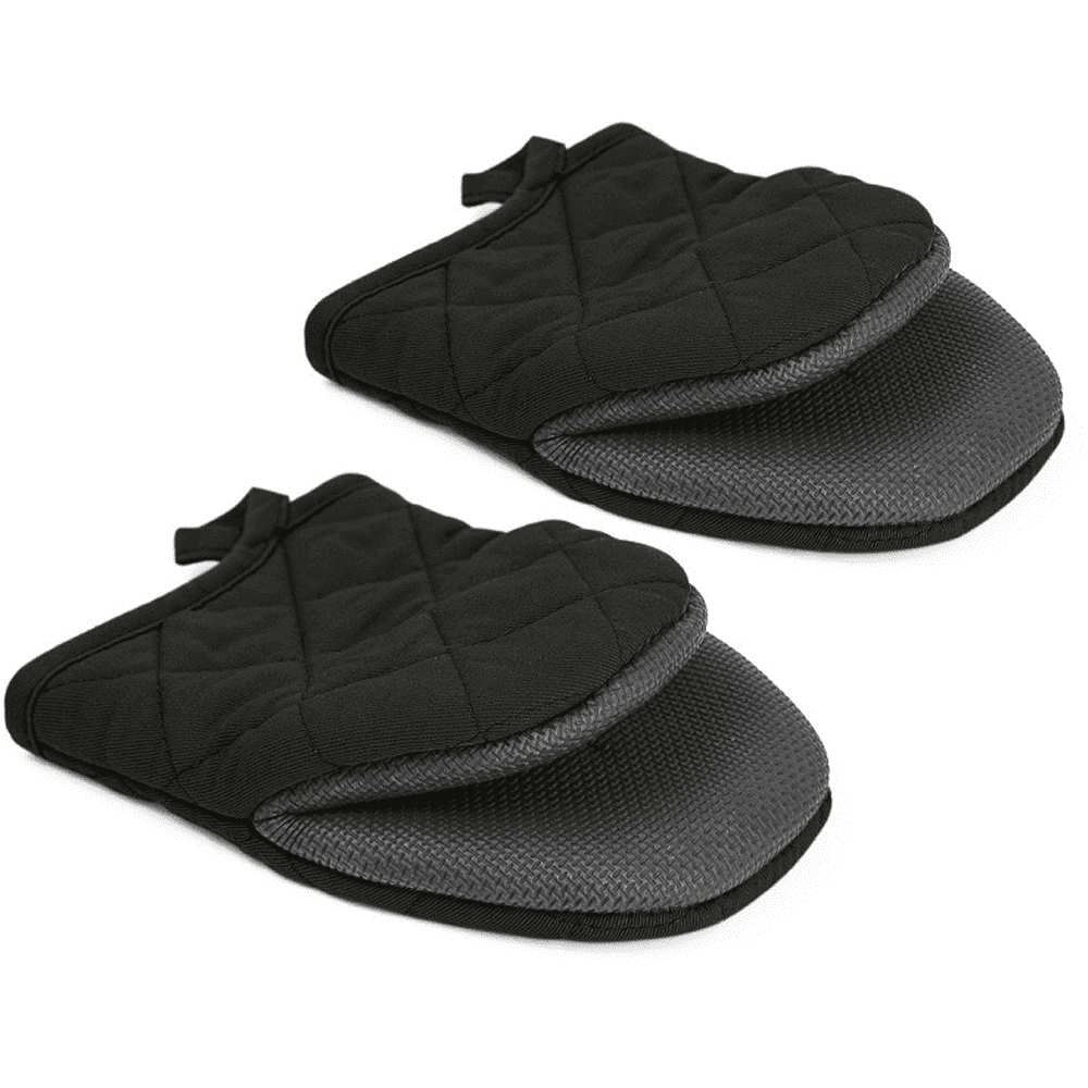 silicone oven mitts, 1 pack – handle hot kitchen items safely – non ...