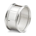 thumbnail image 1 of silver beaded napkin ring, 1 of 2
