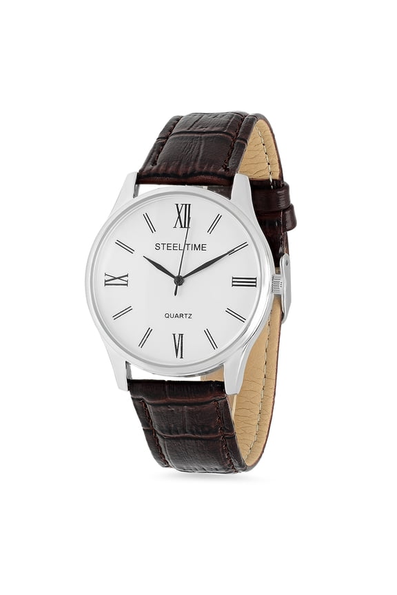 silver toned watch
