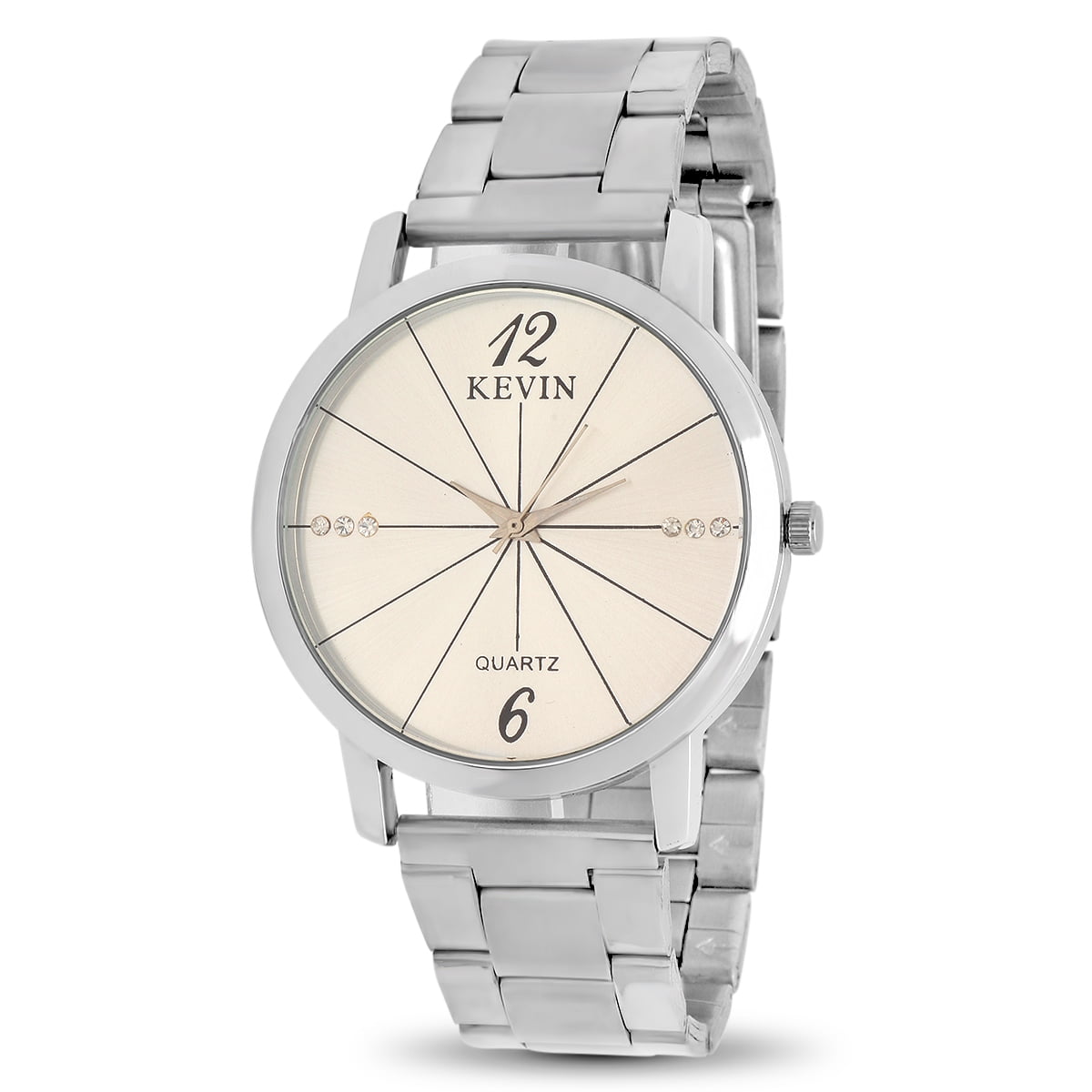 silver toned watch