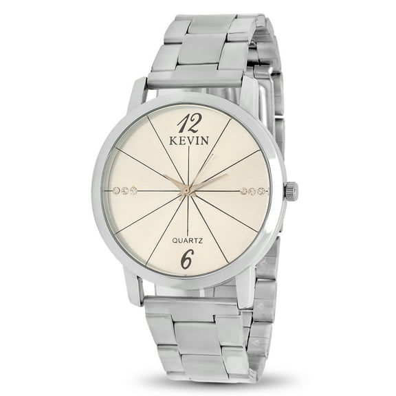 silver toned watch