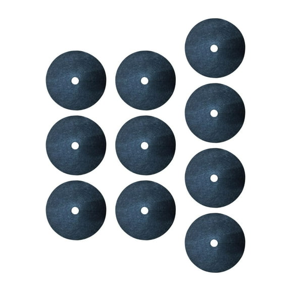 simhoa 10 Pieces Tree Mulch Rings Fruit Tree Protector Gardening to Prevent Animals from Digging and Destroying 24" Protection Mats Black