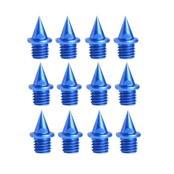 simhoa 12 Pieces Track and Field Running Spikes Track Spikes Non Slip Pointed Spikes Track Shoe Spikes for Sports Sprint Competition Blue