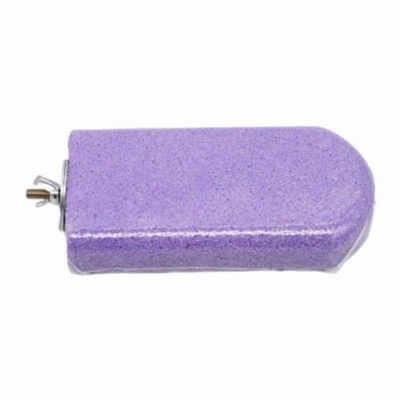 simhoa 2-6pack Parrot Stand Beak Grinding Stone Nail Trims Bird Perch Platform Violet 5 Pcs