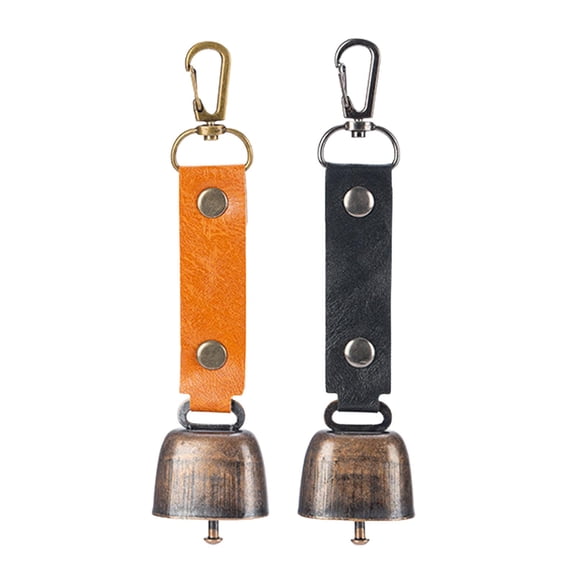 simhoa 2 Loud Bear Scare Bells, Survival Bear Bells for Dogs, Compact Multi-Purpose Backpack Pendant Keychain for Dogs, Animals, Climbing
