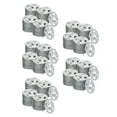 thumbnail image 1 of simhoa 200 Pieces Foam Board Fasteners Flat Washers for Screws and Nail Load Spreading Washer for Fixing and Supporting Accessories Four Thorn, 1 of 9