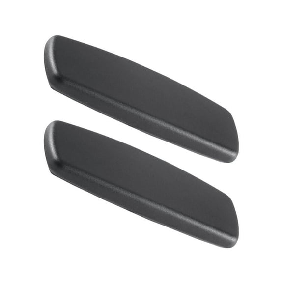 simhoa 2x Office Chair Replacement Arm Pads PU Durable Modern Simplicity Soft Support Computer Chair Parts Easy to Install Universal 24.7x9cm