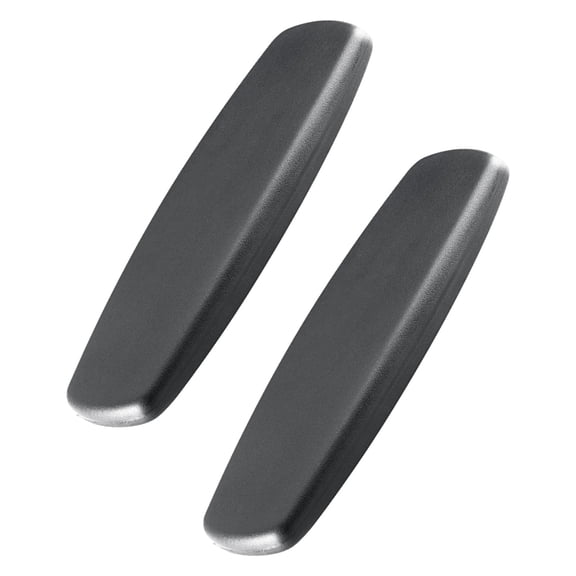 simhoa 2x Office Chair Replacement Arm Pads PU Durable Modern Simplicity Soft Support Computer Chair Parts Easy to Install Universal 25.5x8.5cm
