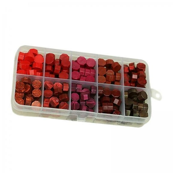 simhoa 2x200Pcs Beads Multi Color DIY Bead for Gift Wrapping Sealing Cards Envelopes