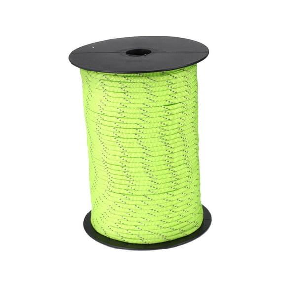 simhoa 328ft Parachute Cord Outdoor Camping Binding Rope Guy Line Lanyard Survival Rope Tarp Tent Rope for Garden DIY Craft Making Green