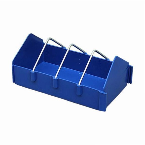 simhoa 3xPigeon Feeder Water Trough Food Water Dispenser Container 20 cm Ducks Gooses 3 Pcs