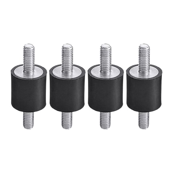 simhoa 4 Pieces Rubber Studs Shock Absorber Anti Vibrations Isolator Mounts M5 Stud Rubber Mounts for Home Appliances Car Water Pump