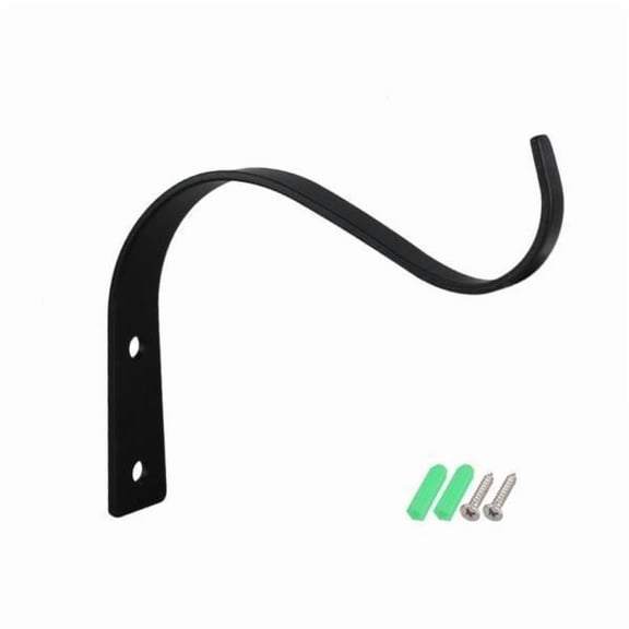 simhoa 4 Plant Hooks, Wall Hooks, Hanging Brackets, Metal Hooks Made of Iron, Sturdy for Hanging Plants, Glass Jars, Decorative Jars, Birdhouses, Space-Savin 4 Pcs