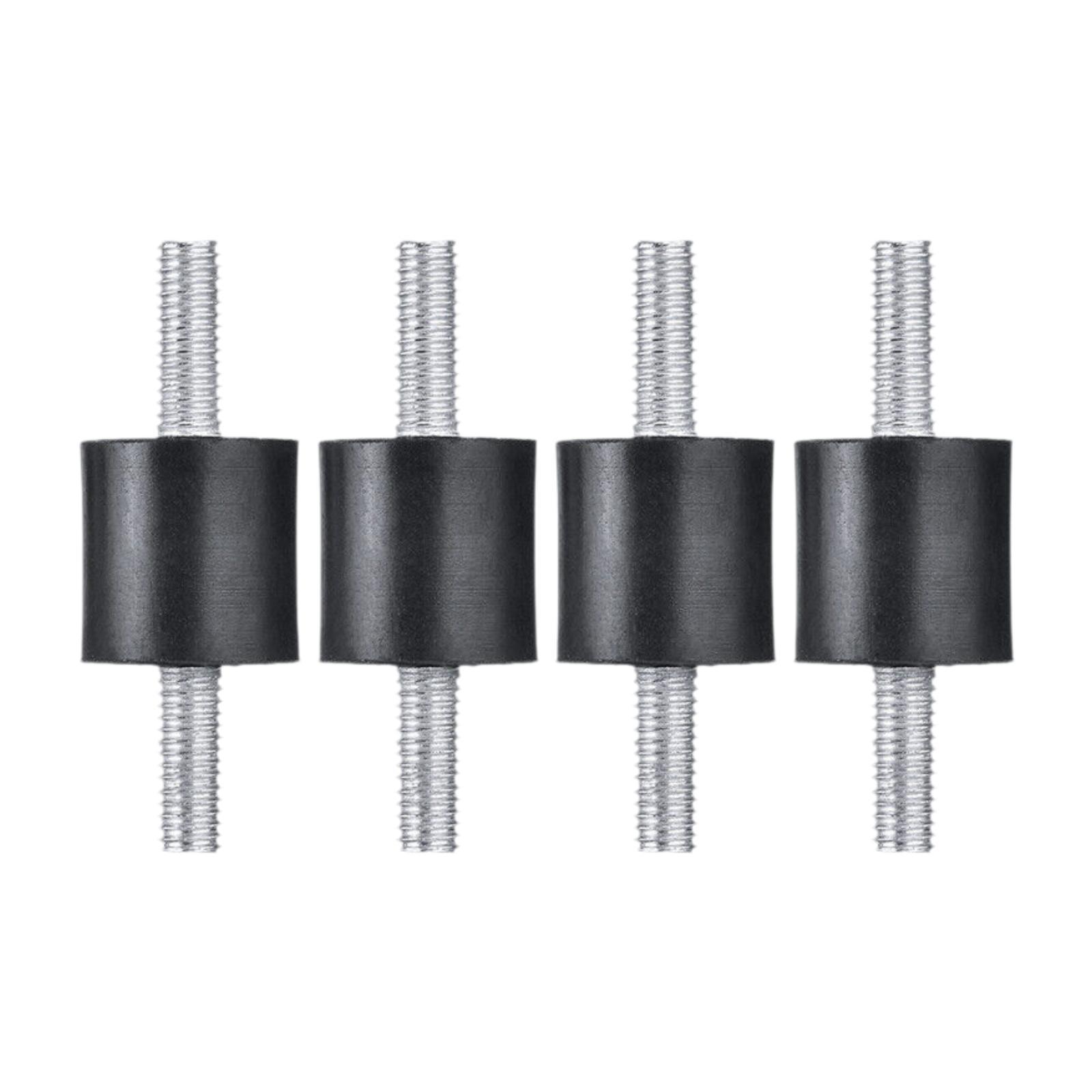 Lot De 4 Supports Anti-Vibration M8 En Caoutchouc - 30x20 Mm - Pour Moteur, Compresseur, Bateau