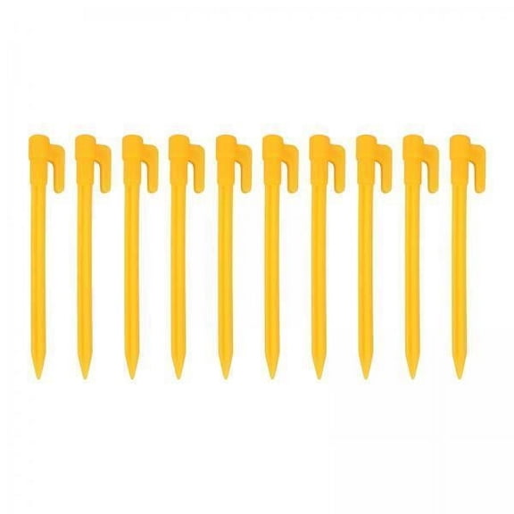simhoa 4x 10Pcs Tent Stakes Pegs Ground Pegs Fence Hooks Pegs Tent Nails Stake Garden Stakes Camping Tents Nails for Yard, Outdoor, Lawn, Netting, Fishing