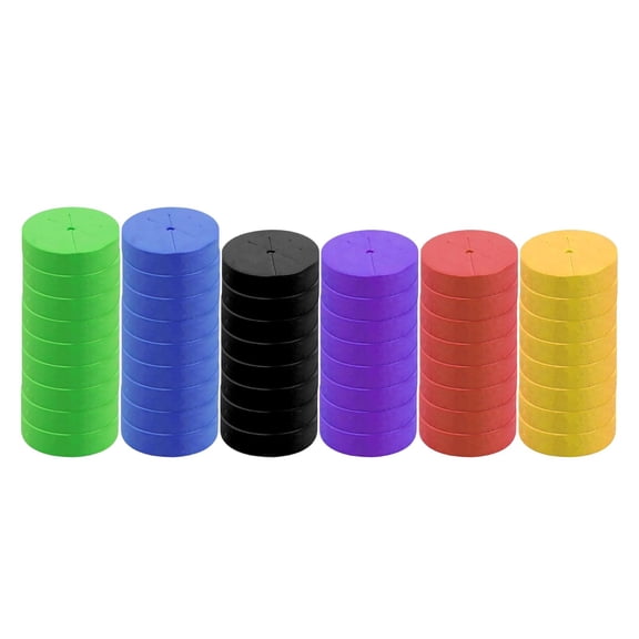 simhoa 50 Pieces Cloning Collars Inserts Portable for Vegetable Greenhouse Seedling colorful 4.8cmx1.9cm