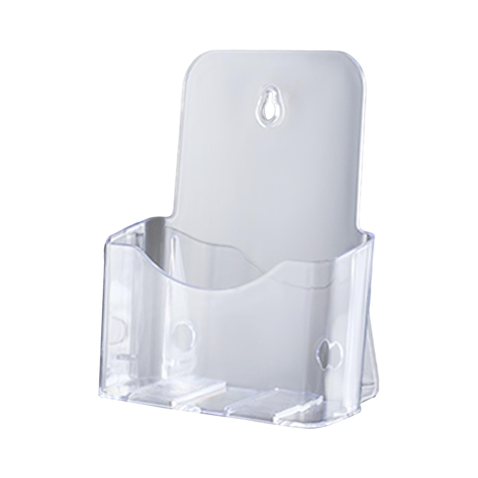 simhoa Acrylic Brochure Holder Display Stand Desk or Wall Mount Table