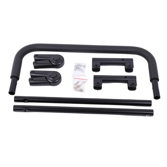 simhoa Adjustable Wagon Push Handle Outdoor Camping Wagon Handle Sturdy Easy Install Lightweight Universal Push Pull Bar Spare Part