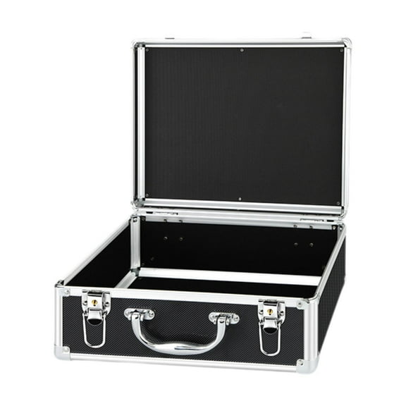 simhoa Aluminum Alloy Case Aluminum Alloy Tool Box Multipurpose Large Sturdy Shockproof Portable Tool Case Suitcase for Travel Tools M