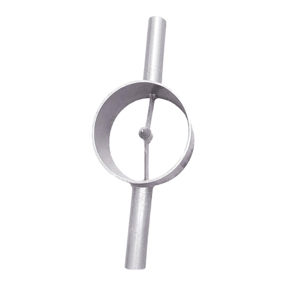 simhoa Bamboo Splitter Bamboo Tube Divider Easy to Break Manual Splitting Tool Breaker for Farm Craftsmen Garden Workplace Backyard Silver 2 Cuts