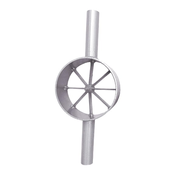 simhoa Bamboo Splitter Bamboo Tube Divider Easy to Break Manual Splitting Tool Breaker for Farm Craftsmen Garden Workplace Backyard Silver 8 Cuts
