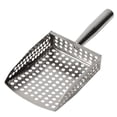 thumbnail image 1 of simhoa Beach Spade Reptile Sand Scoop Clam Digging Sand Sifter Picking up Creatures Sturdy Shell Collecting Tool Pet Sifter Spade Mesh Hole, 1 of 9