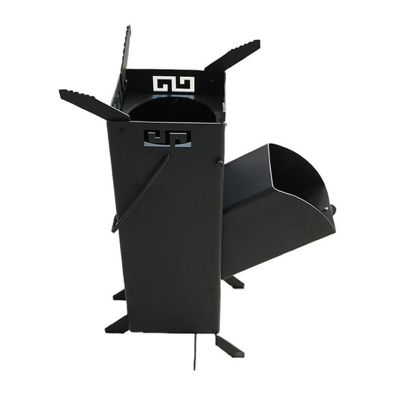 simhoa Camp Tent Burner Folding Wood Burner Portable Compact Picnic Wood Burning Stove Rocket Stove for Cooking Backpacking Backyard