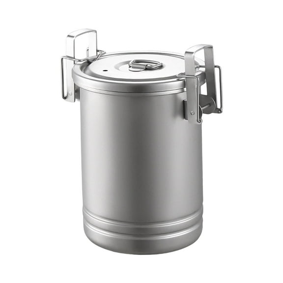 simhoa Camping Pot Boiling Pot Portable Cooking Pot Cooking Cookware Open Fire Cookware Steaming Pot for Backpacking Picnic Barbecue 1L NoHandle