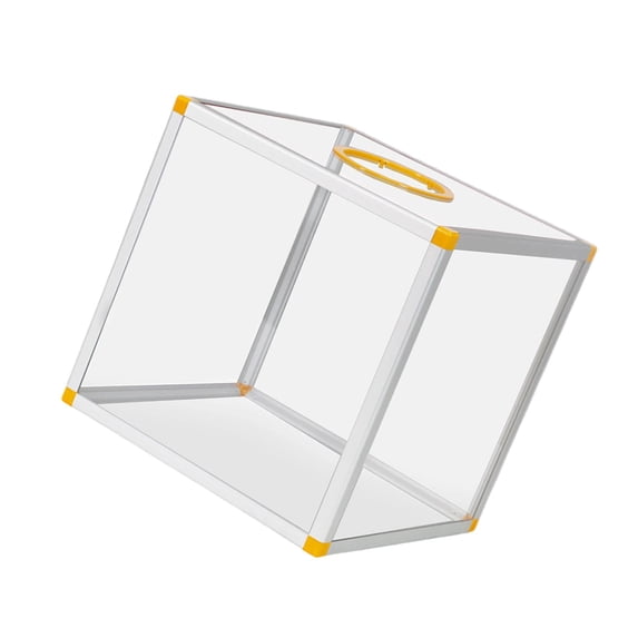 Box Square Raffle simhoa Clear Box Voting Box Comment Box Storage Ticket Box Raffle Case ...