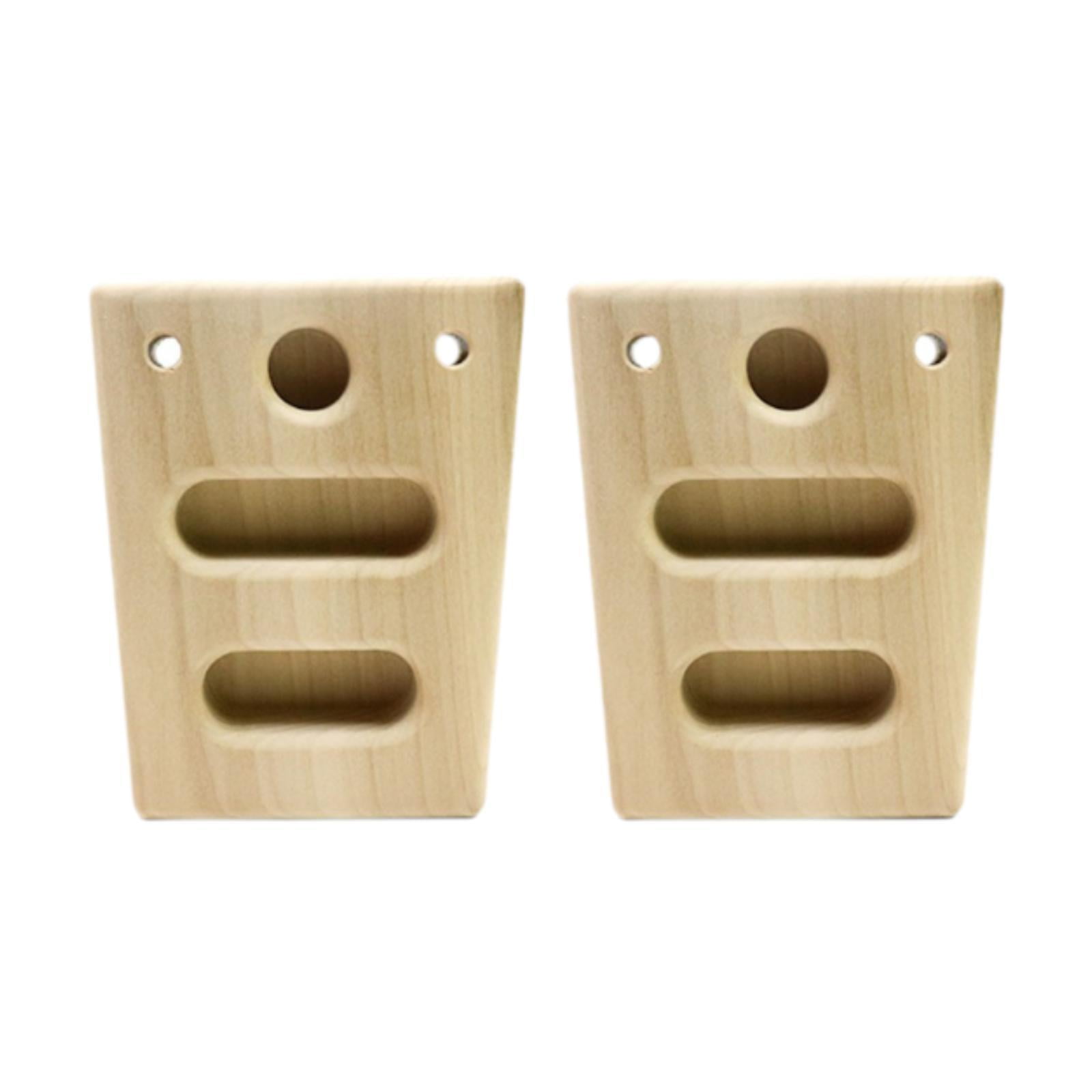 simhoa Climbing Hangboards Climbing Fingerboards Wooden Hang Board Rock Climbing Holds with Hanging Rope for Workout Climbers Indoor