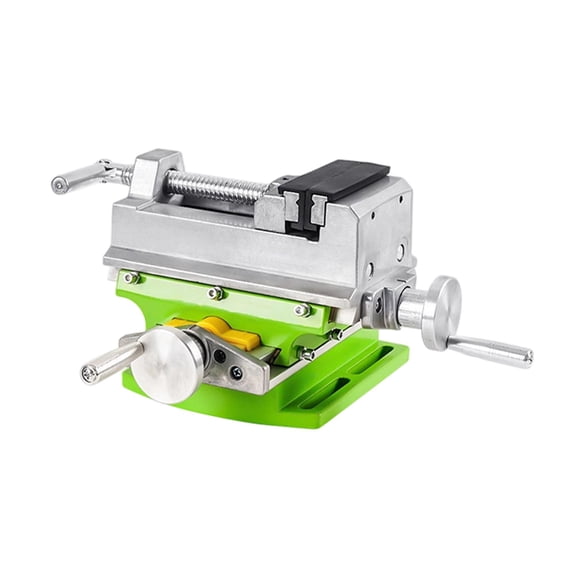simhoa Cross Slide Drill Press Vise 2 Way x Y Axises Woodworking Working Table Precision Workbench Vise Clamp 3.15 inch Jaw Opening
