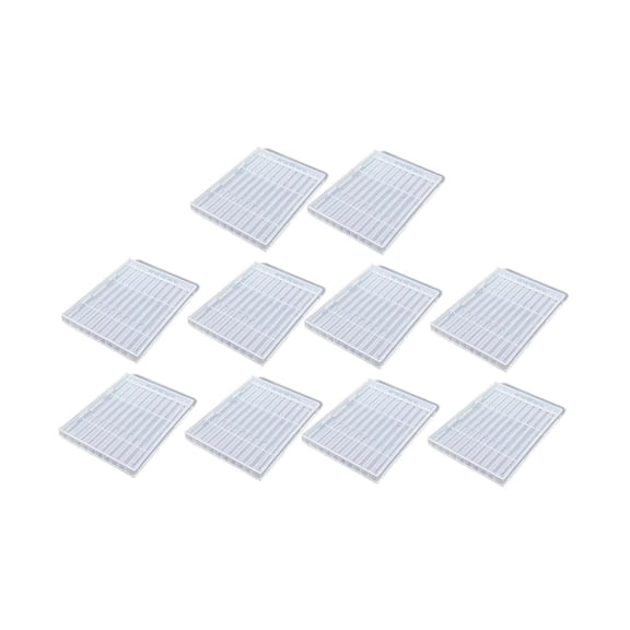 simhoa Drill Bit Storage Box Tool Parts Case Reusable Practical Tool Packaging Portable Rectangular Accessory Clear Small Part Case 4