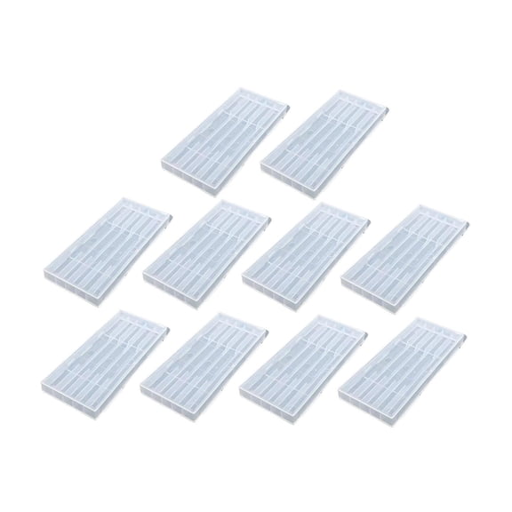 simhoa Drill Bit Storage Box Tool Parts Case Reusable Practical Tool Packaging Portable Rectangular Accessory Clear Small Part Case 6